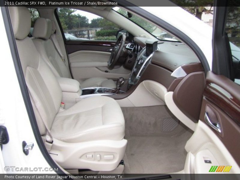 Platinum Ice Tricoat / Shale/Brownstone 2011 Cadillac SRX FWD