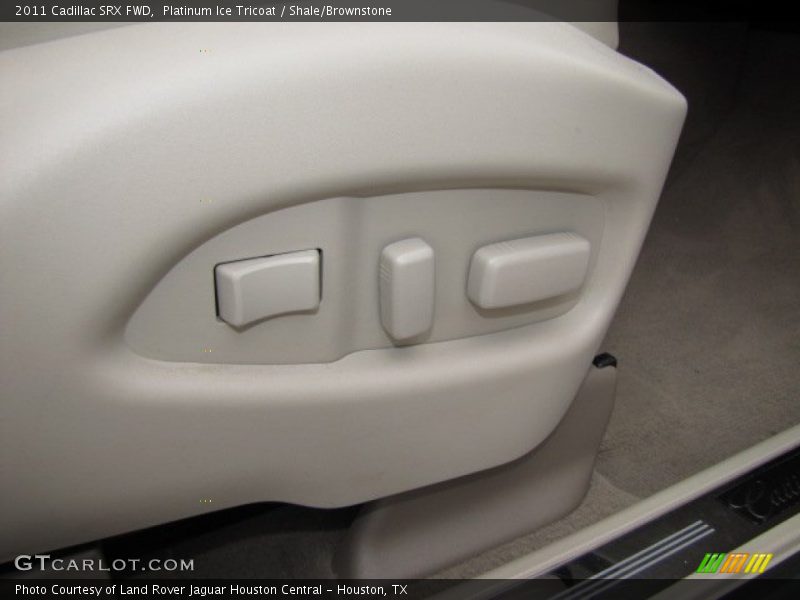 Platinum Ice Tricoat / Shale/Brownstone 2011 Cadillac SRX FWD