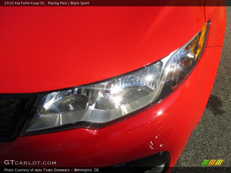 Racing Red / Black Sport 2010 Kia Forte Koup SX