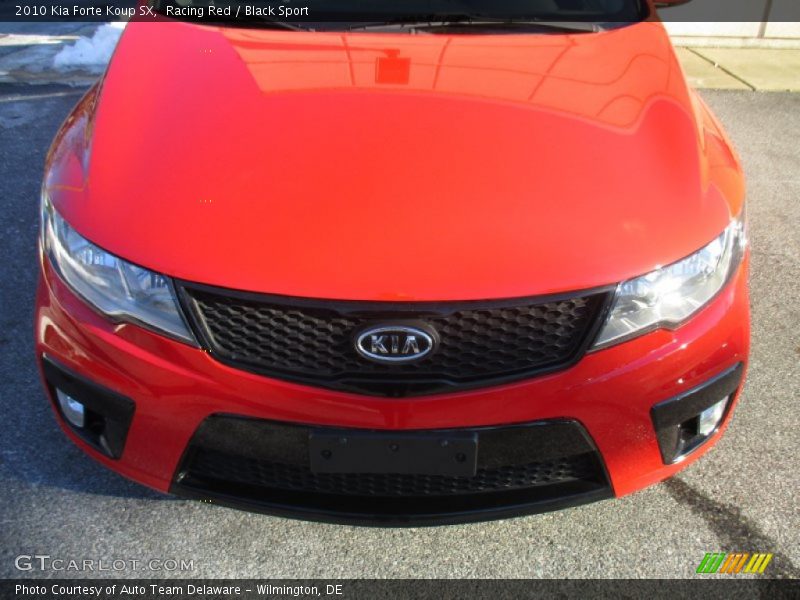 Racing Red / Black Sport 2010 Kia Forte Koup SX