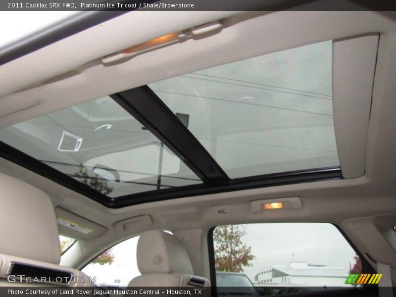Platinum Ice Tricoat / Shale/Brownstone 2011 Cadillac SRX FWD