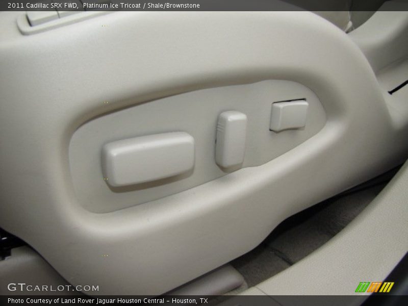 Platinum Ice Tricoat / Shale/Brownstone 2011 Cadillac SRX FWD