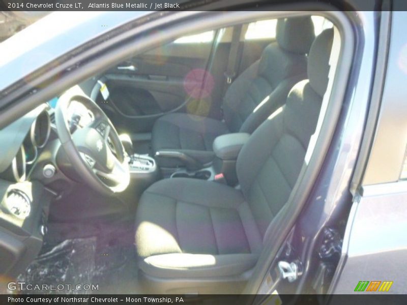 Atlantis Blue Metallic / Jet Black 2014 Chevrolet Cruze LT