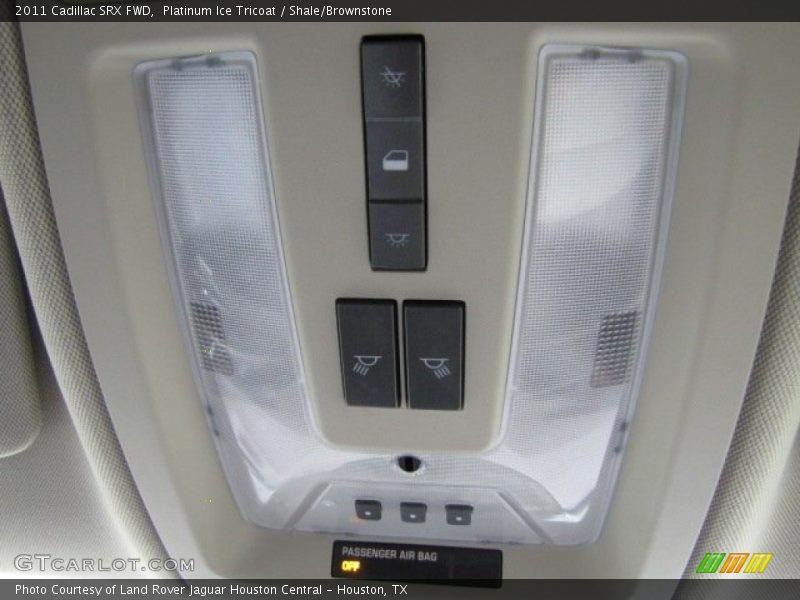 Platinum Ice Tricoat / Shale/Brownstone 2011 Cadillac SRX FWD