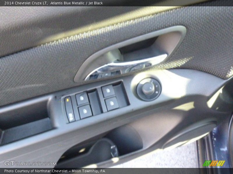 Atlantis Blue Metallic / Jet Black 2014 Chevrolet Cruze LT
