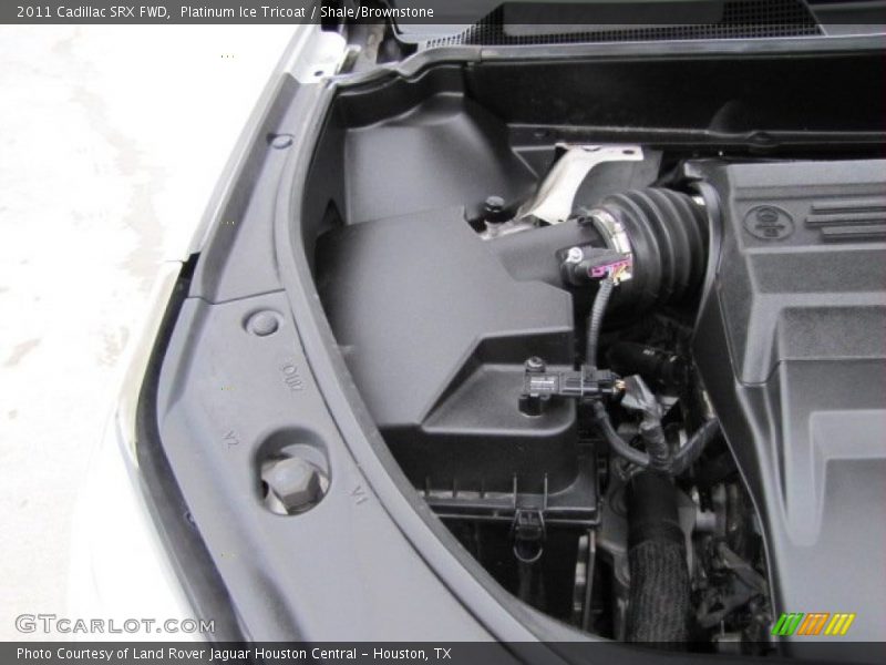 Platinum Ice Tricoat / Shale/Brownstone 2011 Cadillac SRX FWD