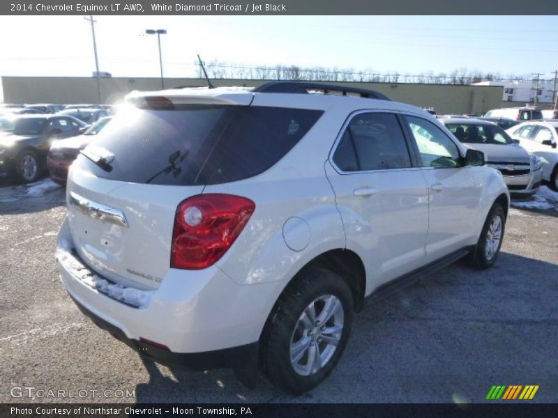 White Diamond Tricoat / Jet Black 2014 Chevrolet Equinox LT AWD