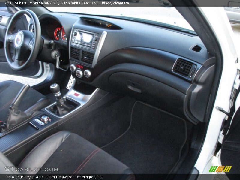 Satin White Pearl / STI  Black/Alcantara 2011 Subaru Impreza WRX STi