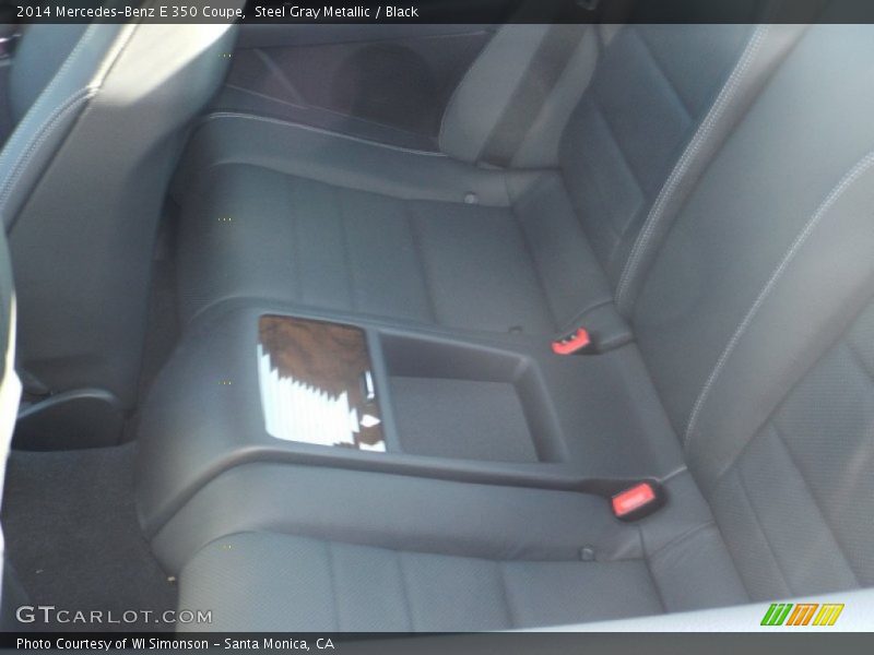 Steel Gray Metallic / Black 2014 Mercedes-Benz E 350 Coupe