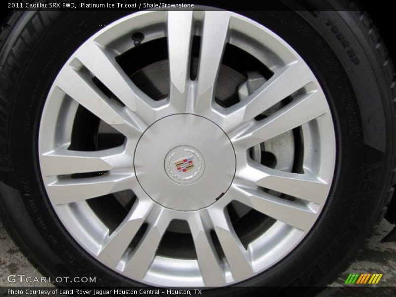Platinum Ice Tricoat / Shale/Brownstone 2011 Cadillac SRX FWD