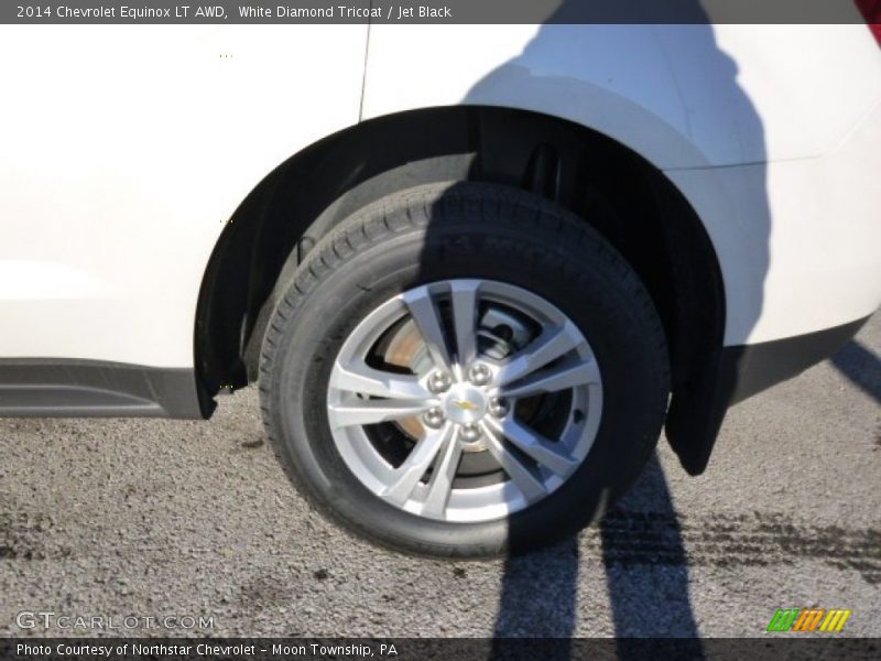 White Diamond Tricoat / Jet Black 2014 Chevrolet Equinox LT AWD