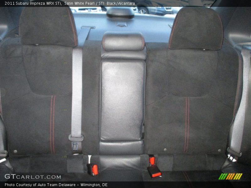 Satin White Pearl / STI  Black/Alcantara 2011 Subaru Impreza WRX STi