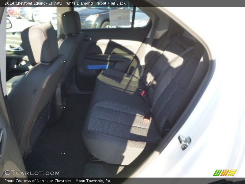 White Diamond Tricoat / Jet Black 2014 Chevrolet Equinox LT AWD
