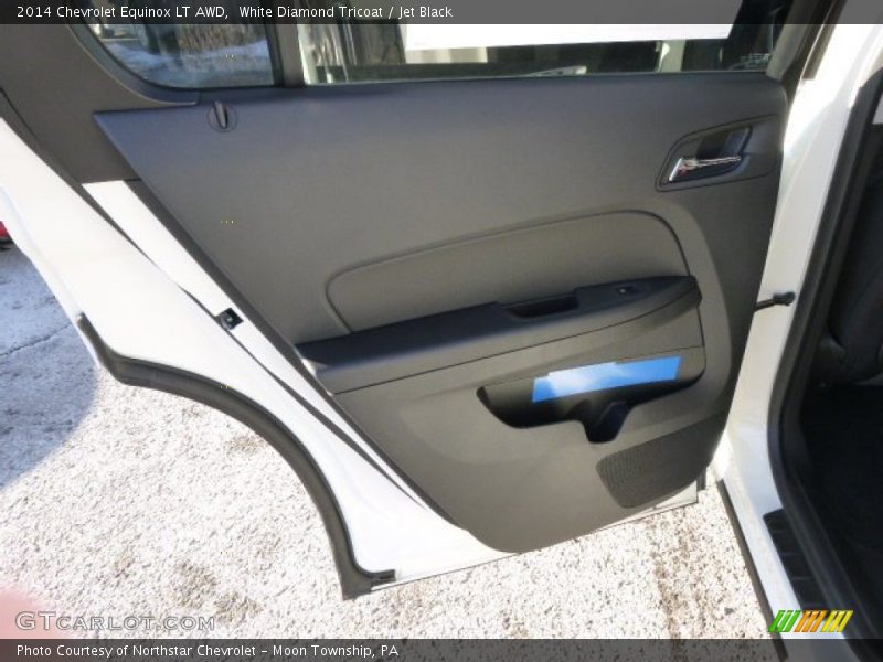 White Diamond Tricoat / Jet Black 2014 Chevrolet Equinox LT AWD