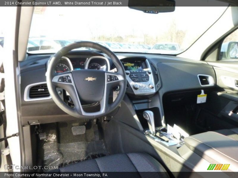 White Diamond Tricoat / Jet Black 2014 Chevrolet Equinox LT AWD