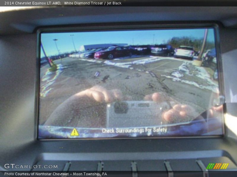 White Diamond Tricoat / Jet Black 2014 Chevrolet Equinox LT AWD