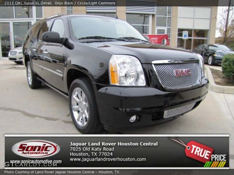 Onyx Black / Cocoa/Light Cashmere 2011 GMC Yukon XL Denali