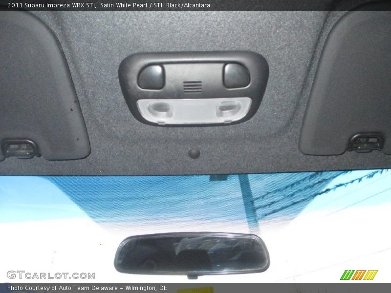 Satin White Pearl / STI  Black/Alcantara 2011 Subaru Impreza WRX STi