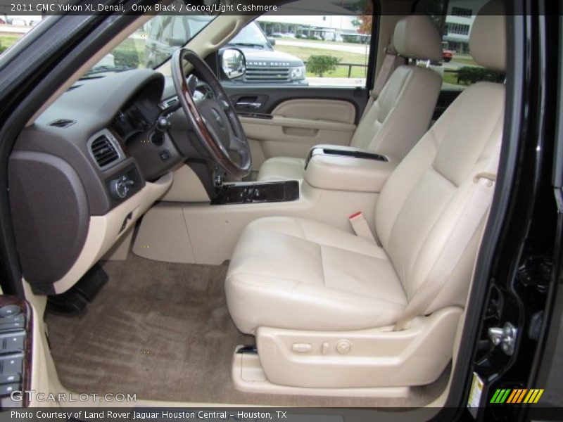 Onyx Black / Cocoa/Light Cashmere 2011 GMC Yukon XL Denali