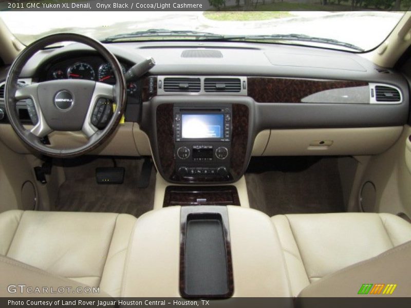 Onyx Black / Cocoa/Light Cashmere 2011 GMC Yukon XL Denali