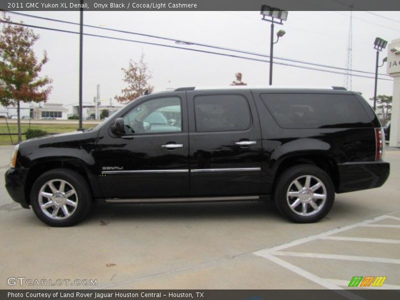 Onyx Black / Cocoa/Light Cashmere 2011 GMC Yukon XL Denali