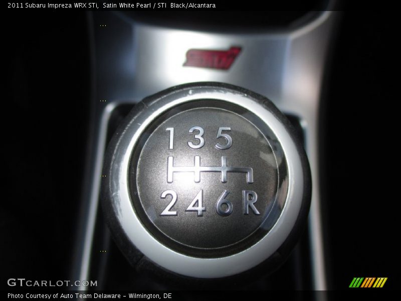 Satin White Pearl / STI  Black/Alcantara 2011 Subaru Impreza WRX STi