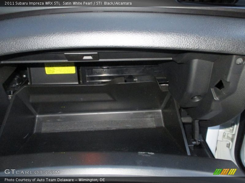 Satin White Pearl / STI  Black/Alcantara 2011 Subaru Impreza WRX STi