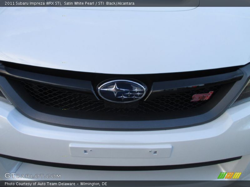 Satin White Pearl / STI  Black/Alcantara 2011 Subaru Impreza WRX STi