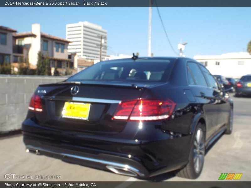 Black / Black 2014 Mercedes-Benz E 350 Sport Sedan