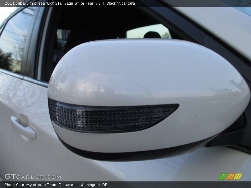 Satin White Pearl / STI  Black/Alcantara 2011 Subaru Impreza WRX STi