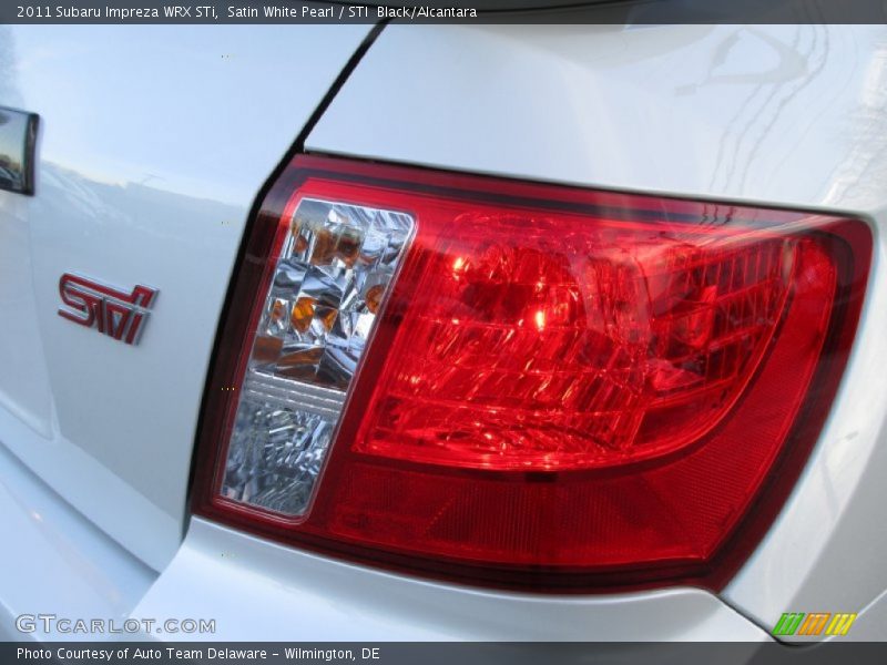Satin White Pearl / STI  Black/Alcantara 2011 Subaru Impreza WRX STi