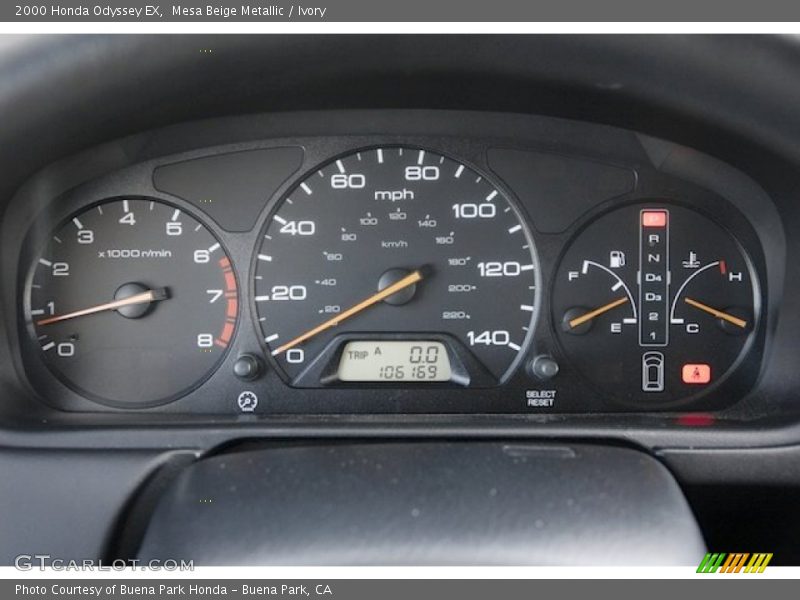 Mesa Beige Metallic / Ivory 2000 Honda Odyssey EX