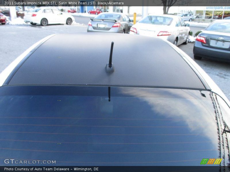 Satin White Pearl / STI  Black/Alcantara 2011 Subaru Impreza WRX STi