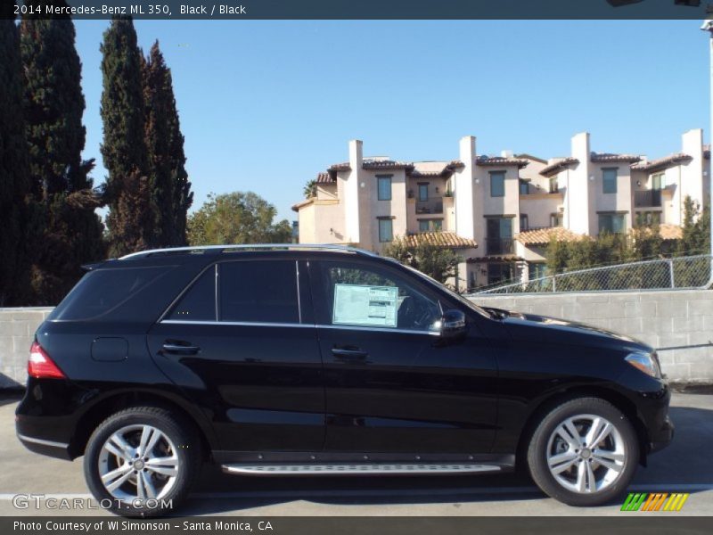 Black / Black 2014 Mercedes-Benz ML 350