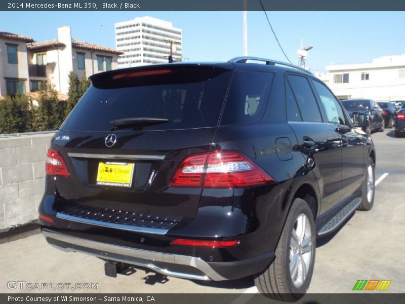 Black / Black 2014 Mercedes-Benz ML 350