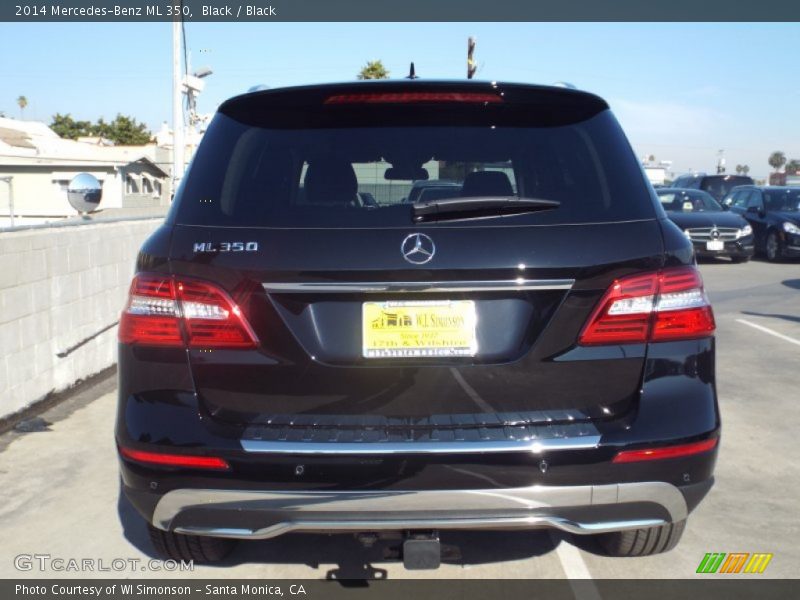 Black / Black 2014 Mercedes-Benz ML 350