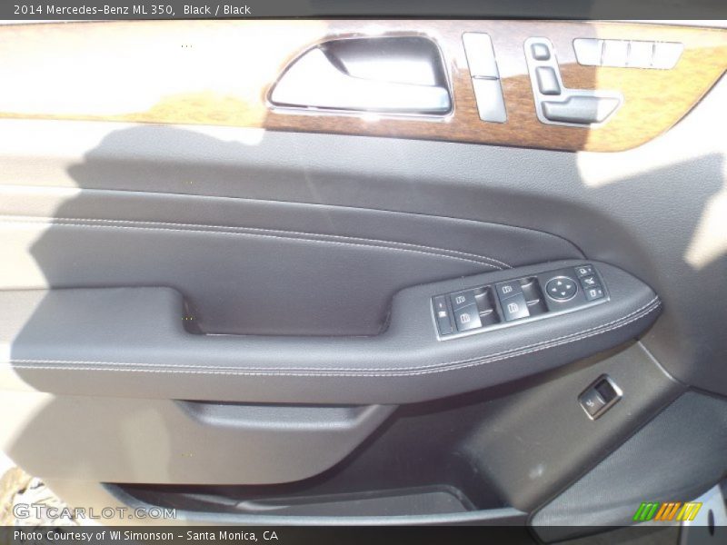 Black / Black 2014 Mercedes-Benz ML 350
