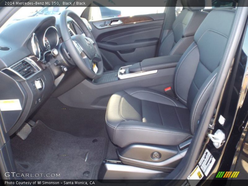 Black / Black 2014 Mercedes-Benz ML 350