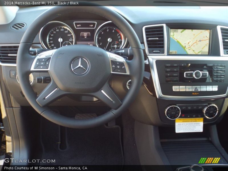 Black / Black 2014 Mercedes-Benz ML 350