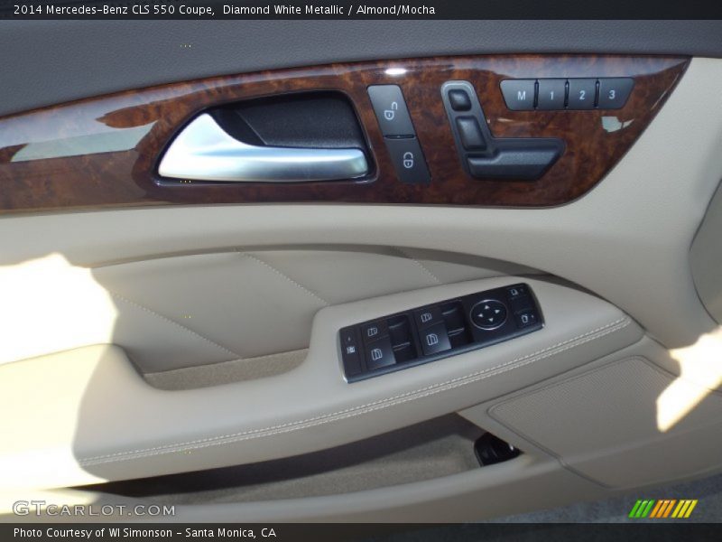 Diamond White Metallic / Almond/Mocha 2014 Mercedes-Benz CLS 550 Coupe