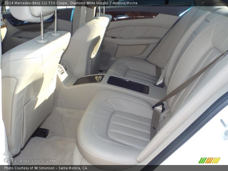Diamond White Metallic / Almond/Mocha 2014 Mercedes-Benz CLS 550 Coupe