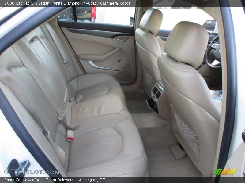 White Diamond Tri-Coat / Cashmere/Cocoa 2008 Cadillac CTS Sedan