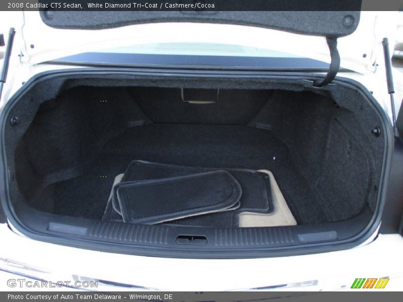 White Diamond Tri-Coat / Cashmere/Cocoa 2008 Cadillac CTS Sedan