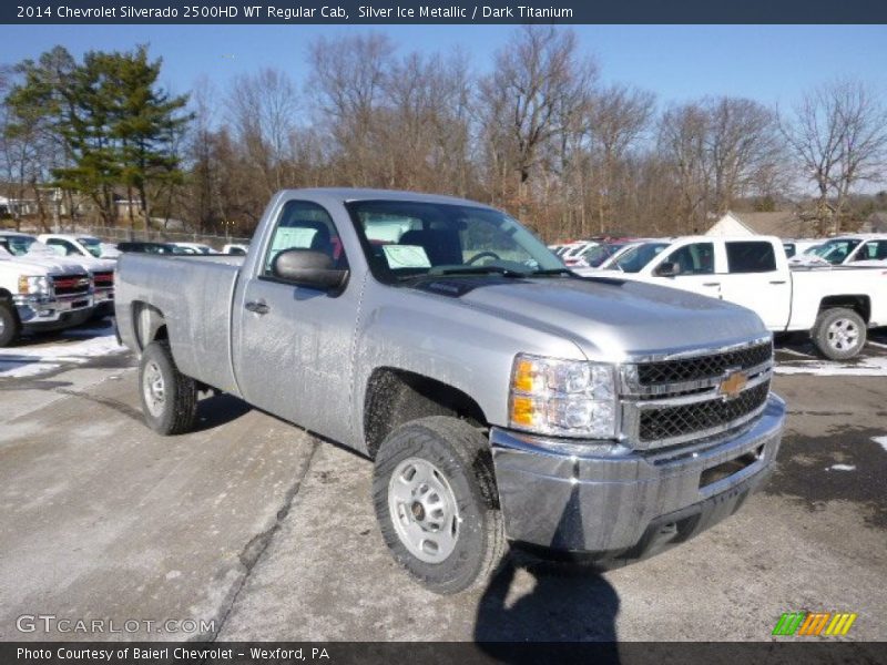 Front 3/4 View of 2014 Silverado 2500HD WT Regular Cab
