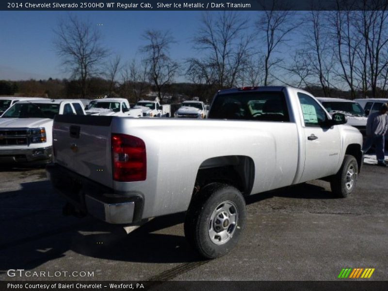 Silver Ice Metallic / Dark Titanium 2014 Chevrolet Silverado 2500HD WT Regular Cab