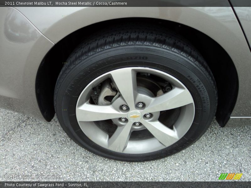 Mocha Steel Metallic / Cocoa/Cashmere 2011 Chevrolet Malibu LT