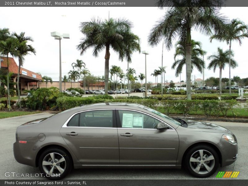 Mocha Steel Metallic / Cocoa/Cashmere 2011 Chevrolet Malibu LT