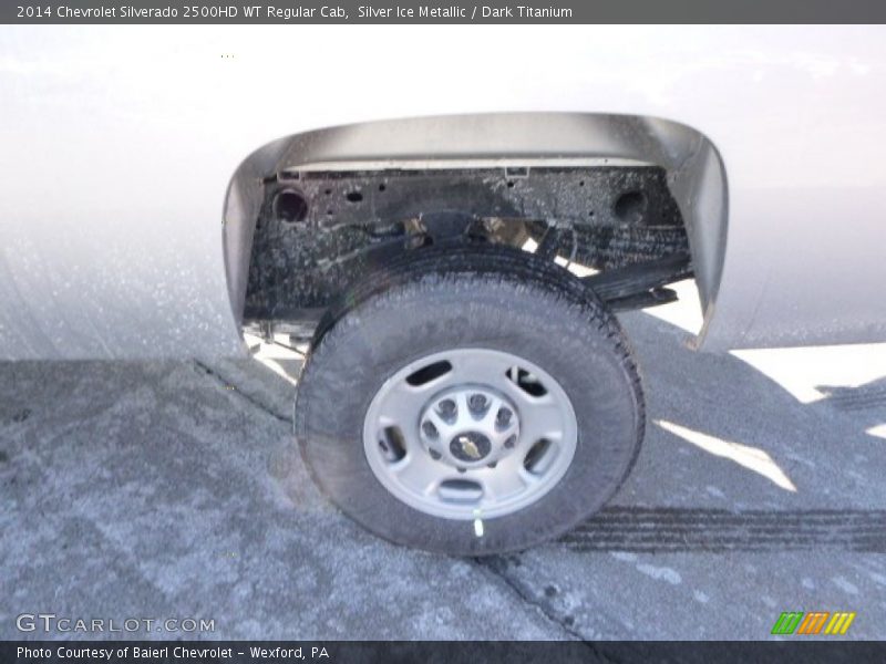 Silver Ice Metallic / Dark Titanium 2014 Chevrolet Silverado 2500HD WT Regular Cab