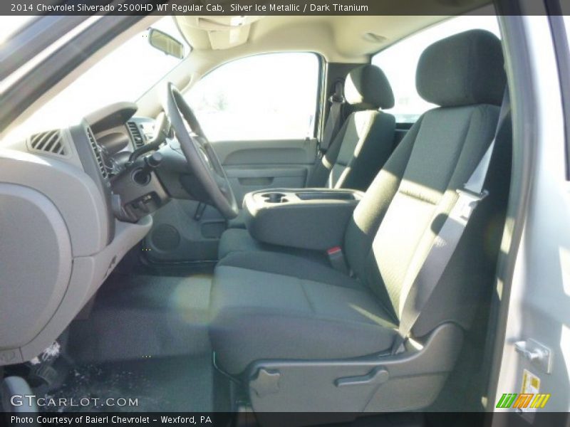Front Seat of 2014 Silverado 2500HD WT Regular Cab