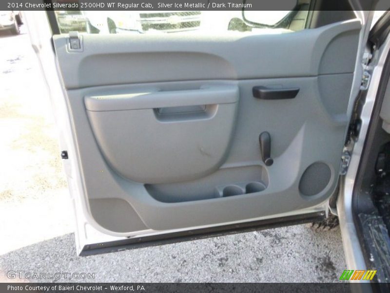 Silver Ice Metallic / Dark Titanium 2014 Chevrolet Silverado 2500HD WT Regular Cab